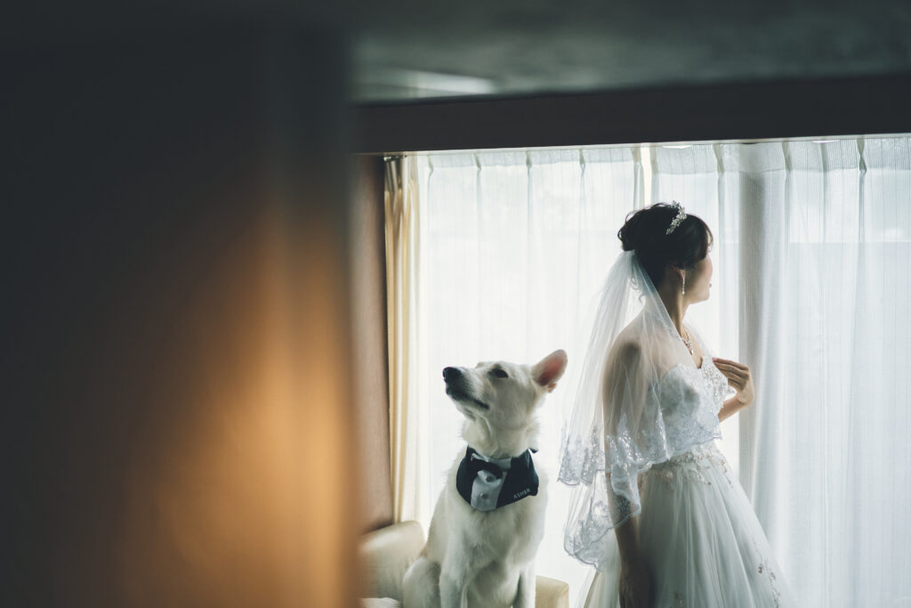 大切なペットと一緒に貸切Wedding