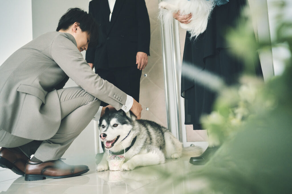 大切なペットと一緒に貸切Wedding