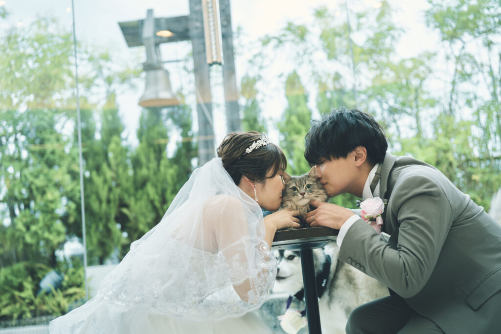 大切なペットと一緒に貸切Wedding