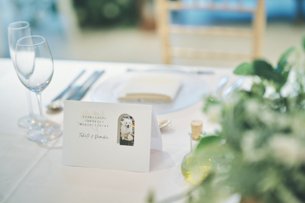 大切なペットと一緒に貸切Wedding